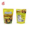 Custom printed resealable snack packaging food stand up pouches with zipper