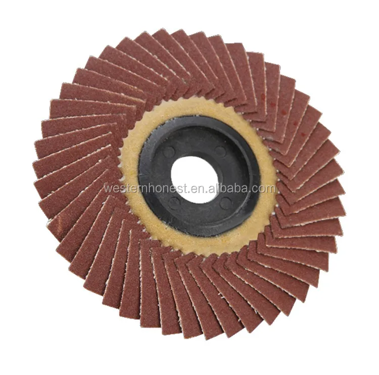 Low Price 4"/ 100mm*16mm Abrasive Flap Wheel Aluminum Oxide Emery Cloth