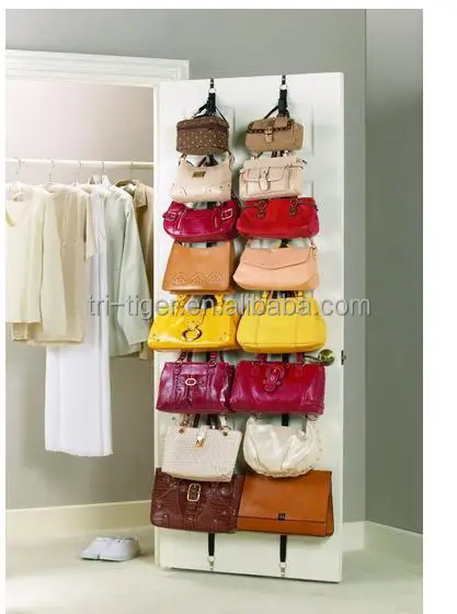 Hanging Closet Door Storage Unit Purse Handbag Belt Scarf Organizer Rack Buy Tas Tangan Organizer Tas Tangan Organizer Sabuk Gantungan Tas Tangan Organizer Sabuk Product On Alibaba Com