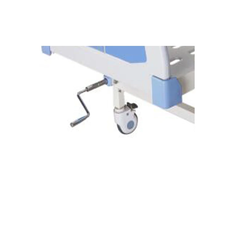 manual single crank punching hospital bed