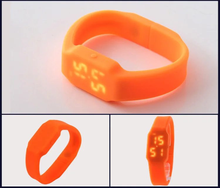 customerized logo with lithium battery wrist watch USB Flash disk