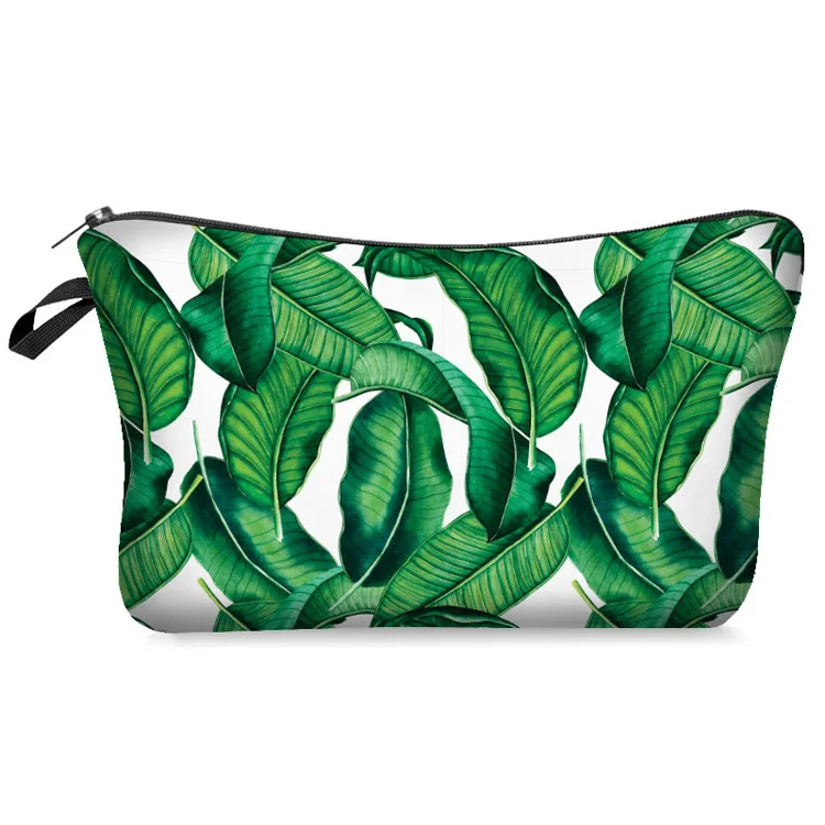 3d Cosmetic Bag Weed Storage Bag Digital Printing Background Green ...