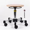 Workshop Wood Industrial Stool With Gas Lift Height Adjustment