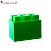 Green Plastic Building Decorative Brick Wall Solid Abs Plastic Block Mould