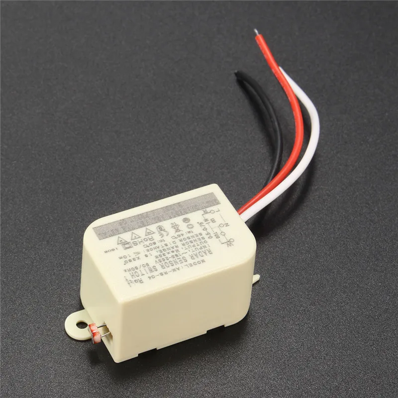 Manufacturer Doppler 35W Mini Load Power Microwave Occupancy Movement Sensor for LED Light Auto Control