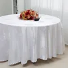 Wholesale cheap wax gold jacquard table cloth,embroidery lace restaurant table cloth linen,hotel supply tablecloth set round