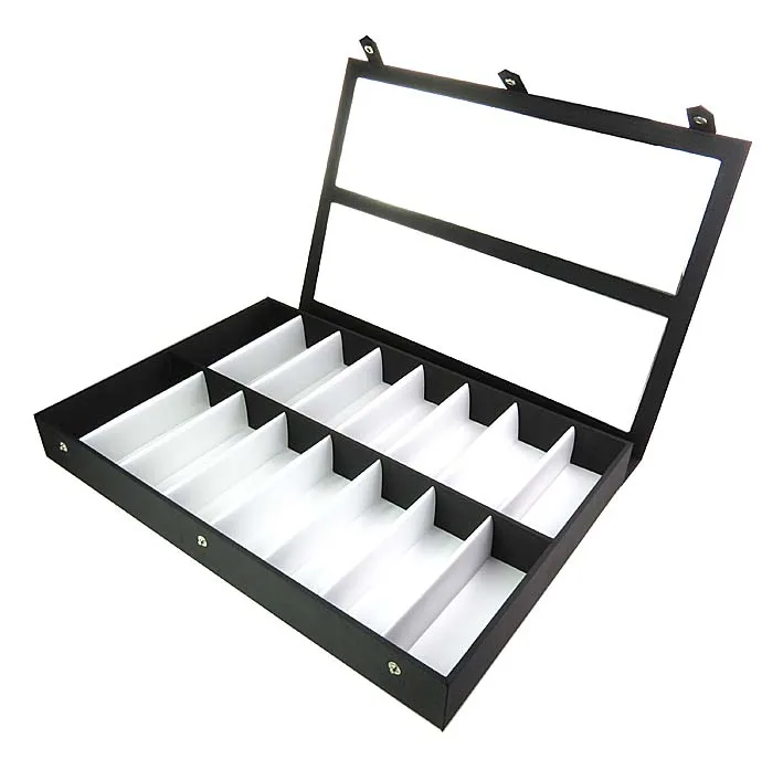 Wholesale Custom18 Slots Sunglass Case Storage Box Optical Frame Sunglass Display Tray Buy