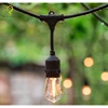 48FT Outdoor Light String E26 S14 Edison Bulb included Christmas Waterproof Connectable LED String Light