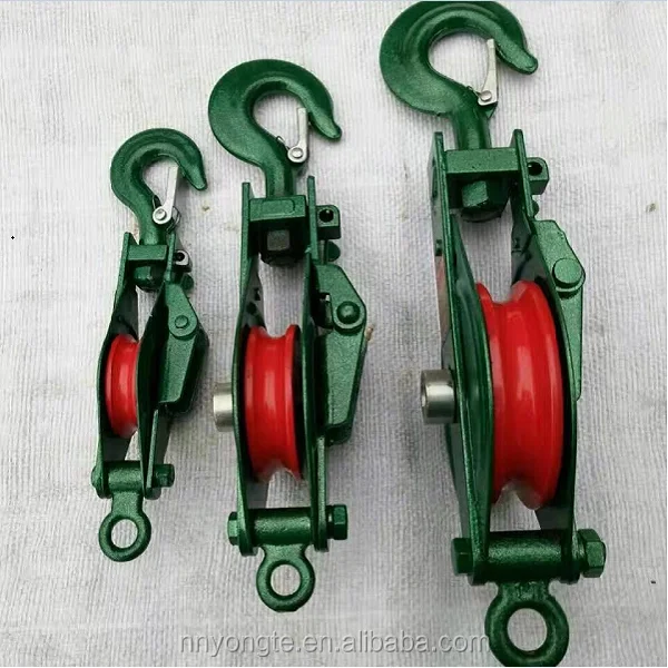 W.l.l 3.2t Doublesheave Puller With Ring Buy Heavyduty Pulley Block