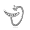 14183 Xuping moon fashion ring finger rings photos,1 gram white gold jewellery,latest white gold finger ring designs