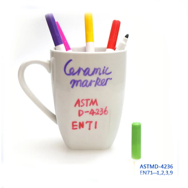Conform Food Grade Test Permanent Bake Oven Ceramic Marker Pen,Ceramic