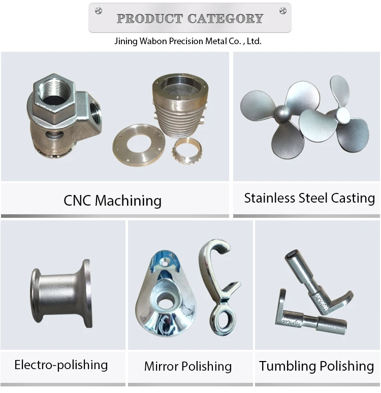 Customized Stainless Steel Lost Wax Casting Investment Casting Parts