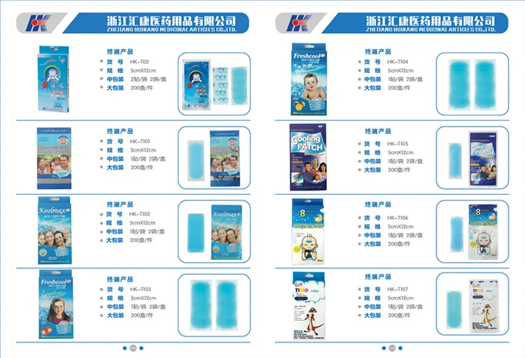 First aid strips plaster