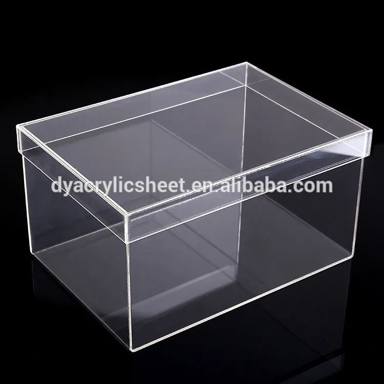 plastic see through shoe boxes
