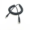 Coiled spring Networking cable Ethernet Cat5e UTP RJ45 spiral coiled wire cable Patch LAN Cord Cable
