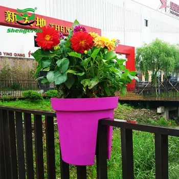 Round Colorful Outdoor Garden Products Plastic Material And Pots Round Colorful Outdoor Garden Products Plastic Material And Pots Type Intelligent Flower Pot