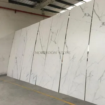large format marble tile countertops