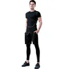 Free Sample 3 - piece Set Fitness Wear Clothing Men
