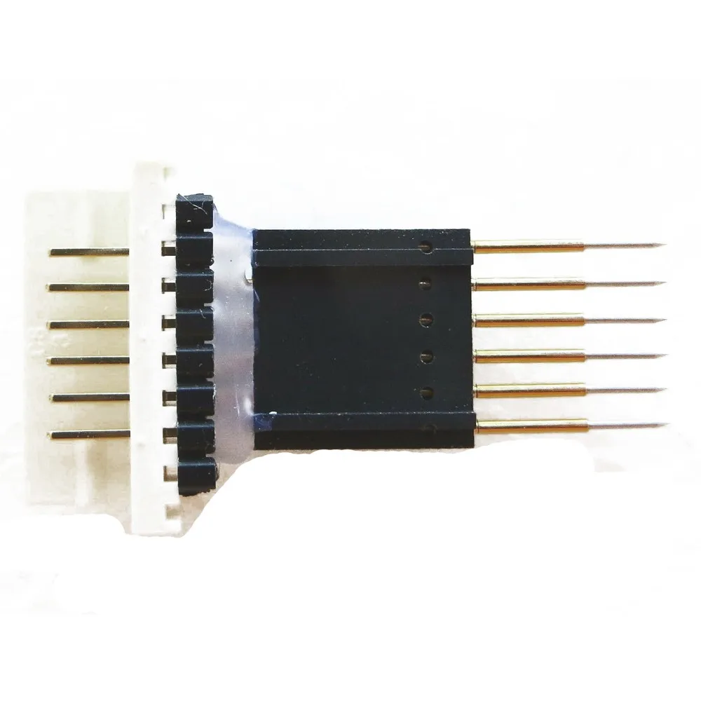 Custom Spring Loaded Pogo Pin Adapter For Jtag Cable Pitch 0.1" 2