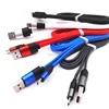 Premium Quality 1M Fast Charging Flat TPE USB Cable For iPhone & Micro & Type-C