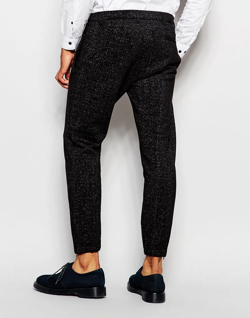 2015 New Design 100% Cotton Mens Tight Black Pants Custom Mens Slim Fit ...