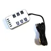 Multi function Electrical Wall Mounted Power Multiple 5 Usb Universal Socket Outlet