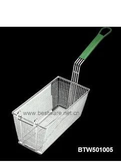 Food Grade Iron Wire and S/S 201 163*165*80mm bread Rectangular Non-stick Taco Fry Basket.jpg