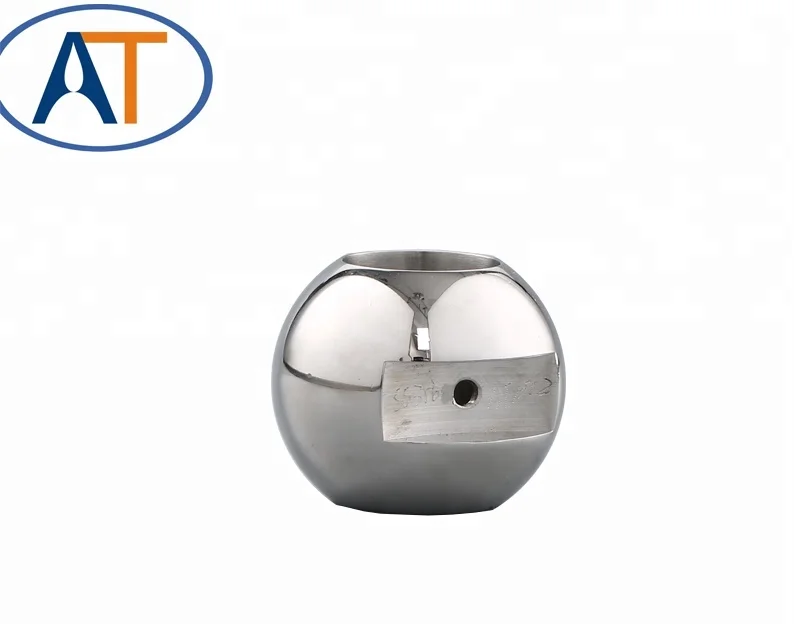 
China supplier explosion-proof hole stainless steel straight through floating valve ball for ball valves 