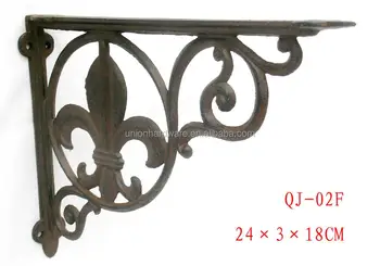 Cast Iron Decorative Wall Mount Shelf Bracket Wall Mount Bracket