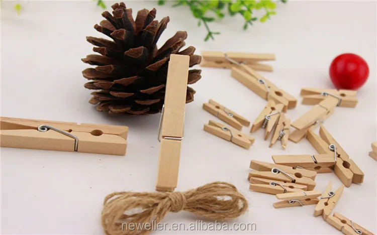 laundry 2016 low price mini wooden pegs for scooter with logo
