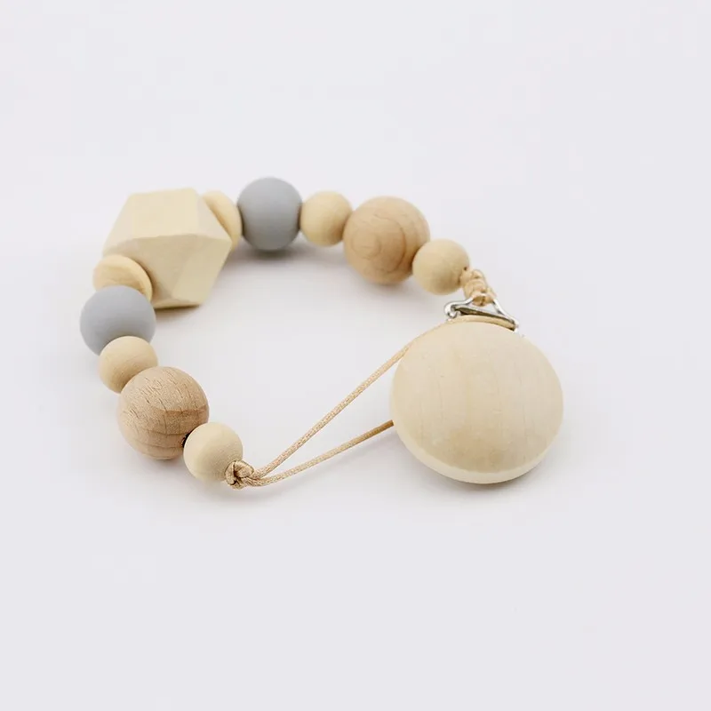 wooden baby beads