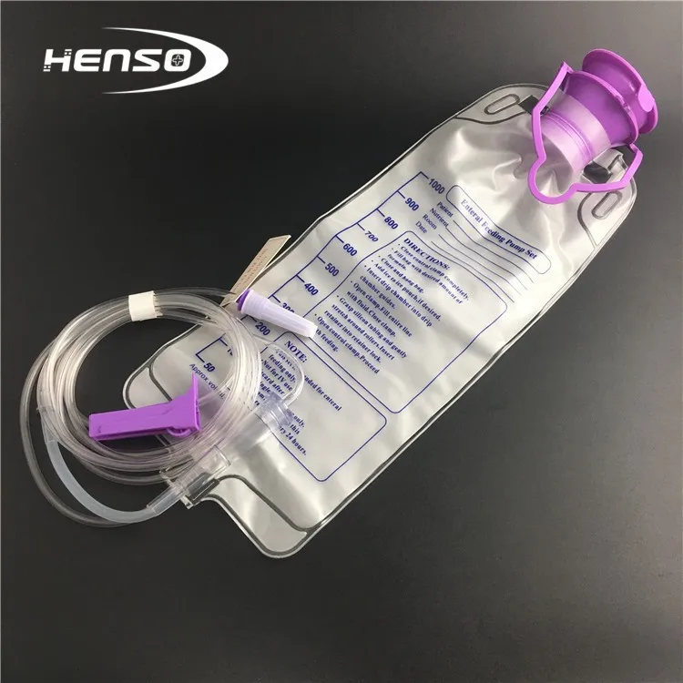 Henso Medical Enteral Feeding Bag Set Gravity Bags For Tube Feeding ...