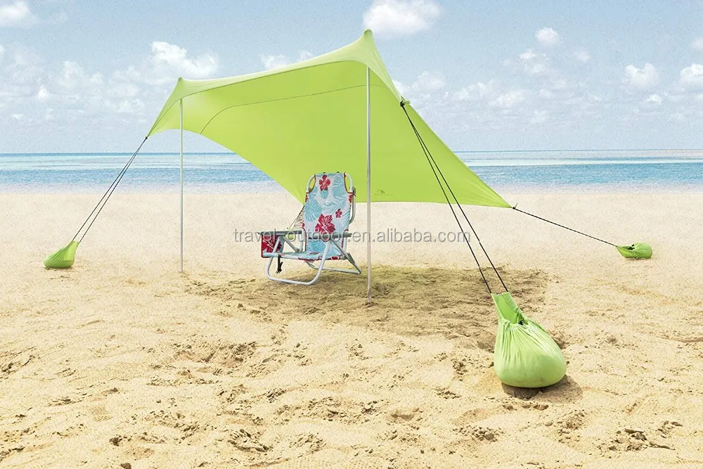 Sunshade Beach Tent Sun Shelter Popup Wind Protection Portable Upf50