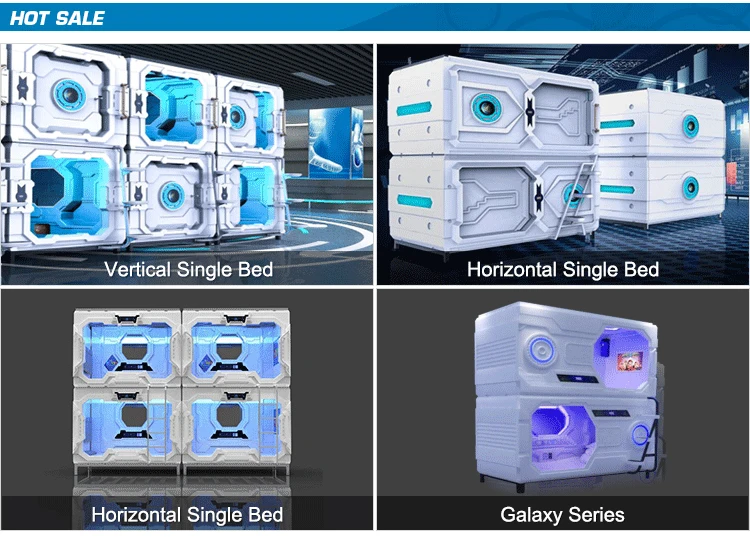 Japan popular wholesale capsule bed sleepbox hotel funiture resting bed