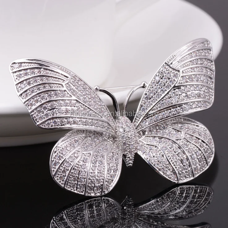 Fashion Wedding Invitation Jewelry Wholesale Butterfly Rhinestone