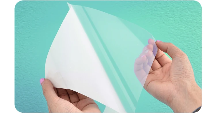 A4 Size Transparent Adhesive Mylar Film Sheets for Inkjet Printing
