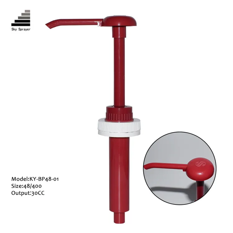 Hot Selling Good Quality 48/400 Red Bottle Pump Dispenser Food Grade
