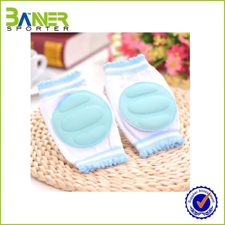 Elastic Breathable soft cotton knee support Brace pad for baby