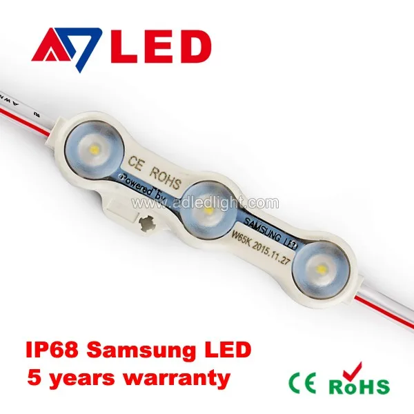 new arrival IP68 1.2w constant current Samsung 2835 led module with lens