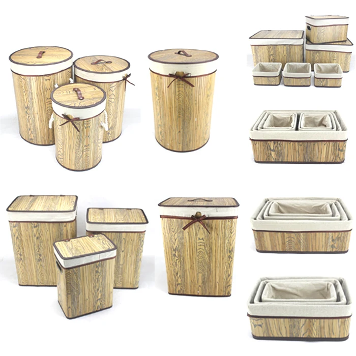 Brown Wooden Laundry Basket,Wholesale Laundry Baskets,Baskets For Dirty