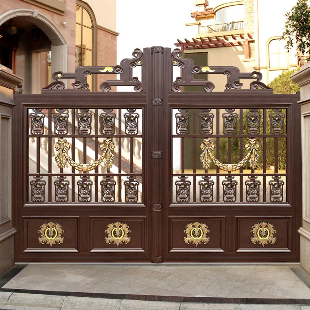  Sliding  Iron Main  Gate  Design aluminum Villa Gate  Designs 