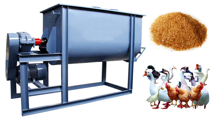 Neweek 5 Ton Horizontal Animal Poultry Feed Mixing Machine Grain Mixer