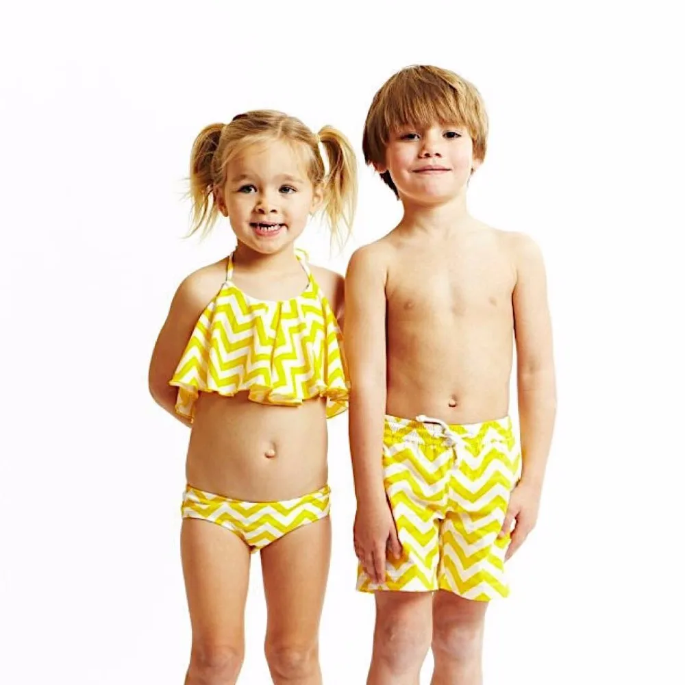 kids modeling swimwear