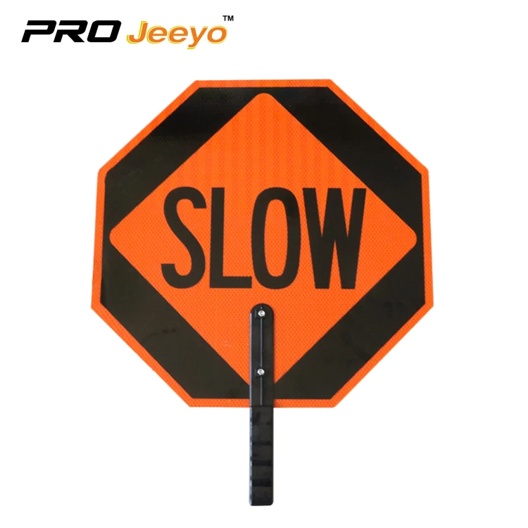 18x18 ",6" Poly Pegangan Berhenti/lambat Dayung Reflektif