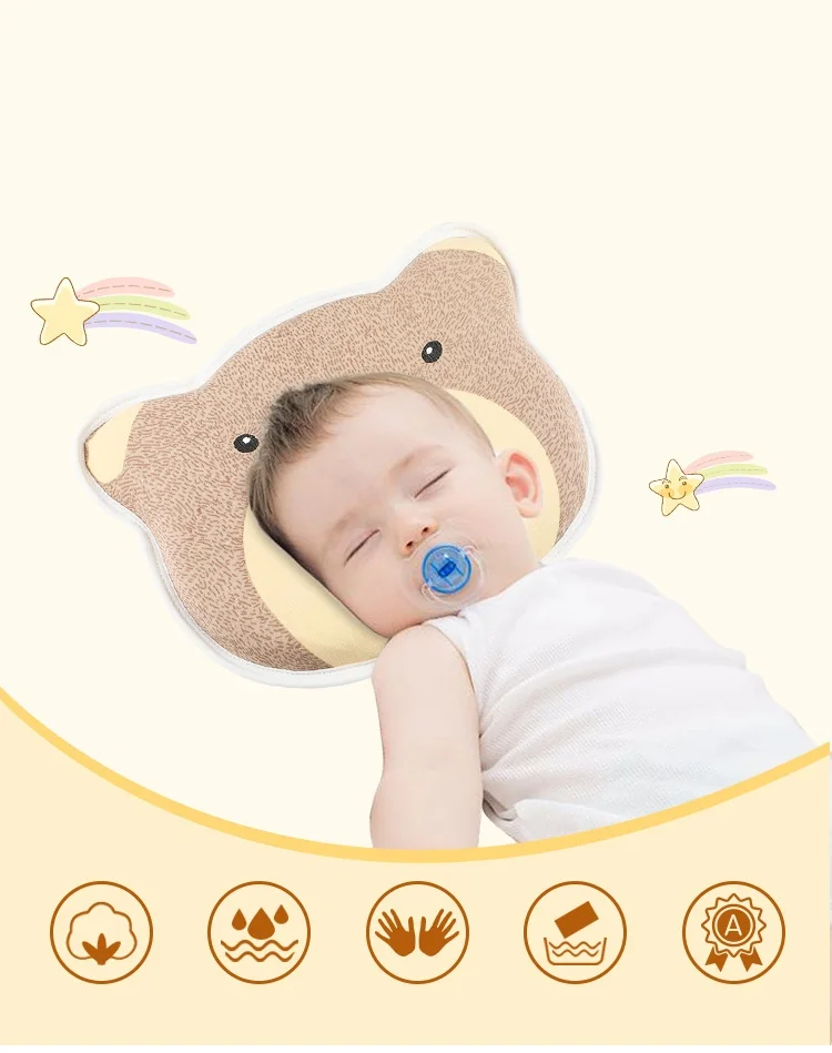 Motif Ours Oreiller Nouveau Ne Infantile Bebe Soutien Coussin Empechent La Tete Plate Buy Oreiller Bebe Oreiller En Mousse A Memoire Oreiller A Tete Plate Product On Alibaba Com