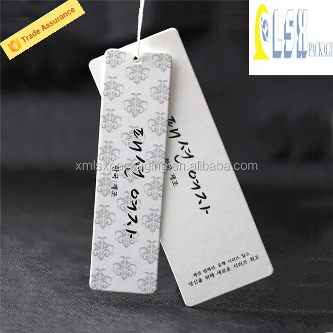 jeans paper tag design