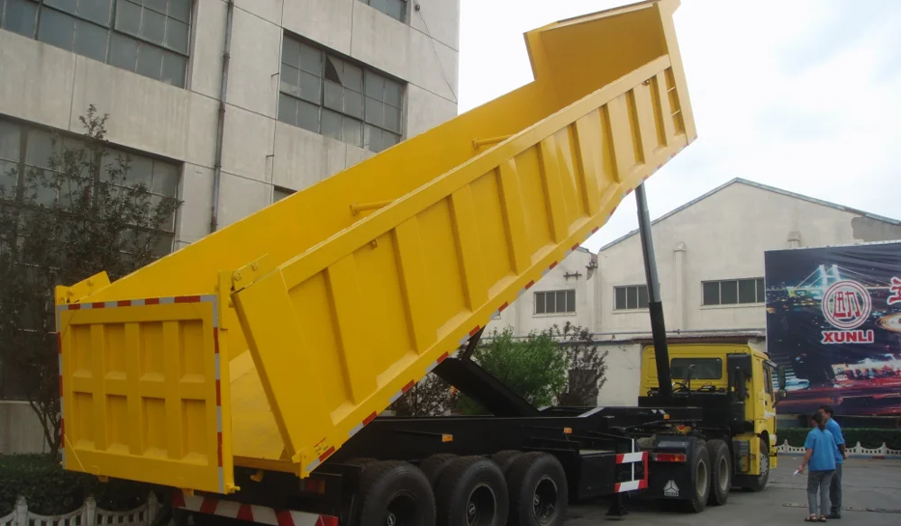 Heavy Duty 60ton Back Tripper Dump Truck Trailer For Sale - Buy Dump ...