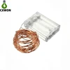 3 AA Battery Powered 5M 10M 50 100 LED Mirco Rice LED Warm White Copper Wire Fairy Light Strings For Decorate