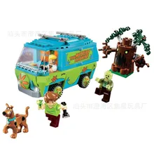 2016 Bela 10430 The Mystery Machine Sco Doo Fred Shaggy Zombie Zeke Minifigures toys building blocks