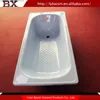 Top quality square shape acrylic bathtub,enamel steel bathtub,steel bath